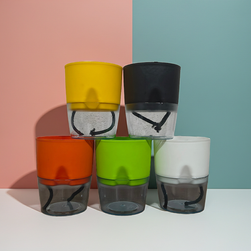 4 inch self watering pot (set of 5)