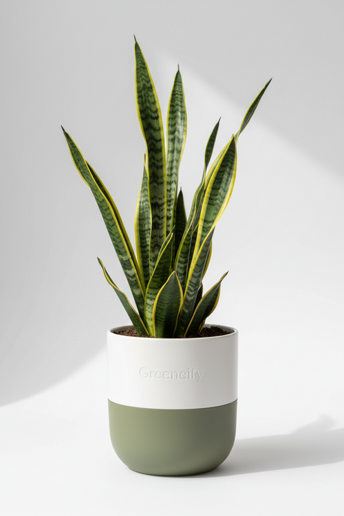 Greeneify Snake Plant with self watering pot