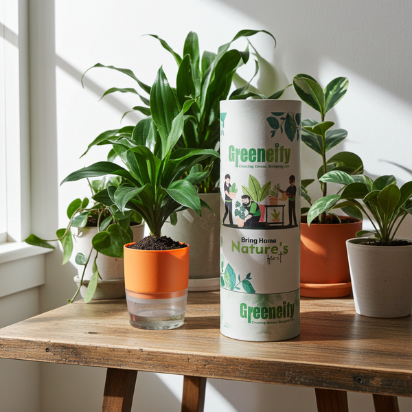 Dracaena Compacta Indoor Plant with Self-Watering Pot